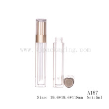 5ml tubo de forma do coração lipgloss embalagens embalagens de tubos cosméticos vazio coração forma lipgloss tubo atacado